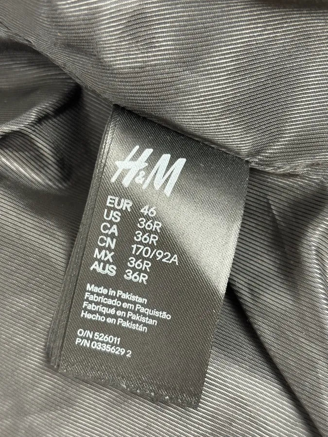 2015 Balmain H&M Black Leather Horpist Avant-Garde Rock Jacket rscNkzX 13