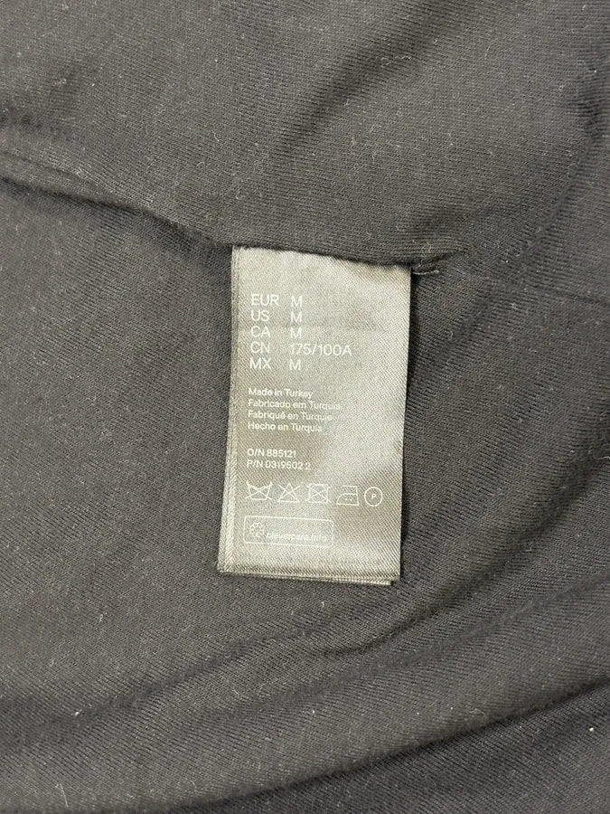 2015 Balmain H&M Black Padded Leather Hybrid Zip-up Sweatshirt GFmjdxU 9