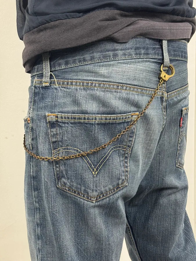 2015 Dsquared2 Gold Brass Handcuff Chain Link Penitentiary Edition yOYBpLd 2