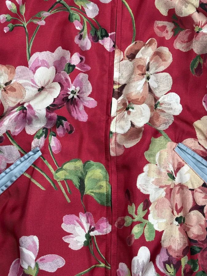 SS2016 Gucci Track Nylon Floral Red Jacket  DrfoQyn 7