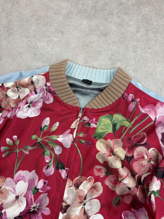 SS2016 Gucci Track Nylon Floral Red Jacket  DrfoQyn 4