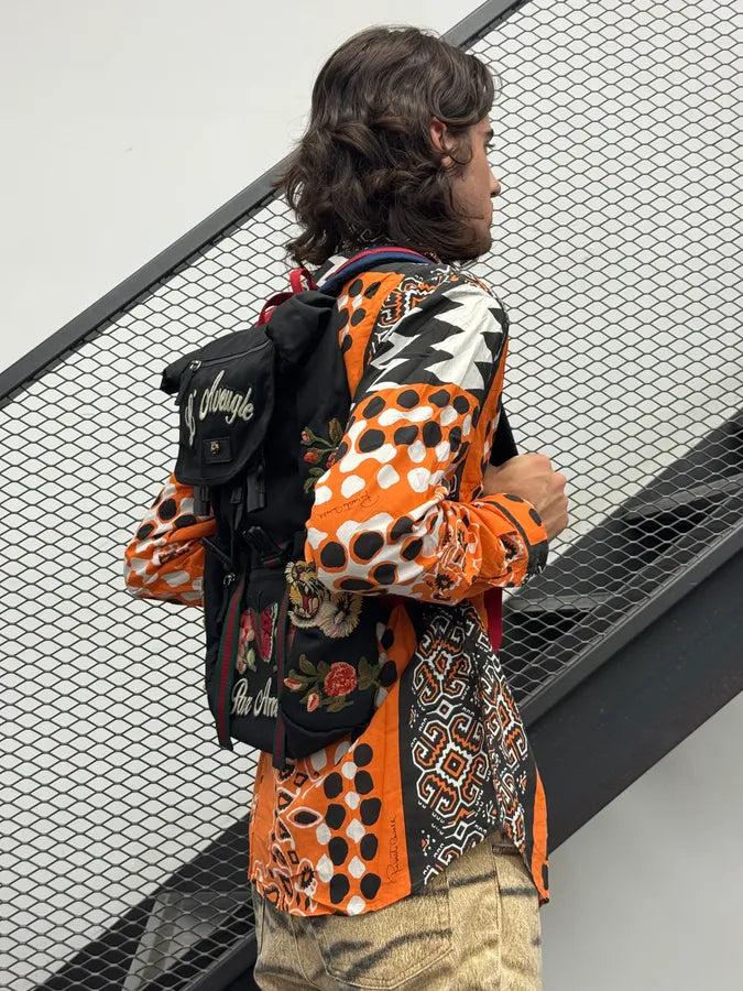 2016 Gucci Black Embroided Backpack by Alessandro Michele iilBrtB 1