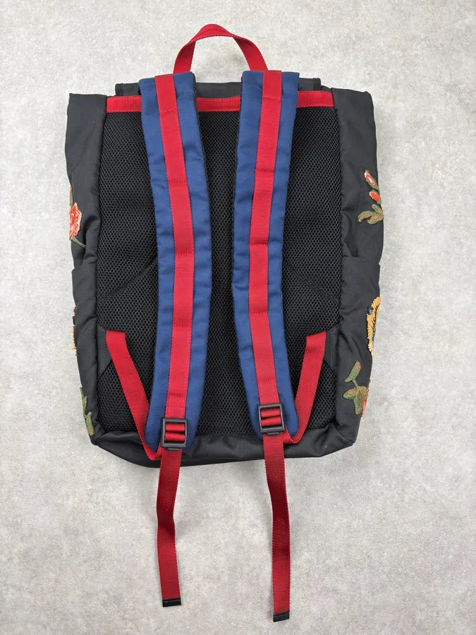 2016 Gucci Black Embroided Backpack by Alessandro Michele iilBrtB 6