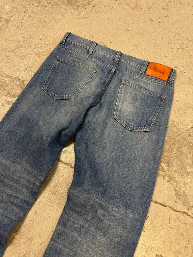2016 Gucci Snake Emboired Denim Jeans CLoUytK 14