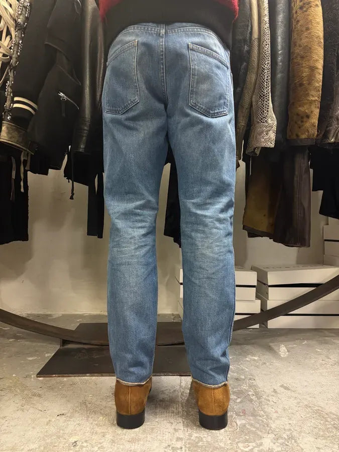 2016 Gucci Snake Emboired Denim Jeans CLoUytK 2
