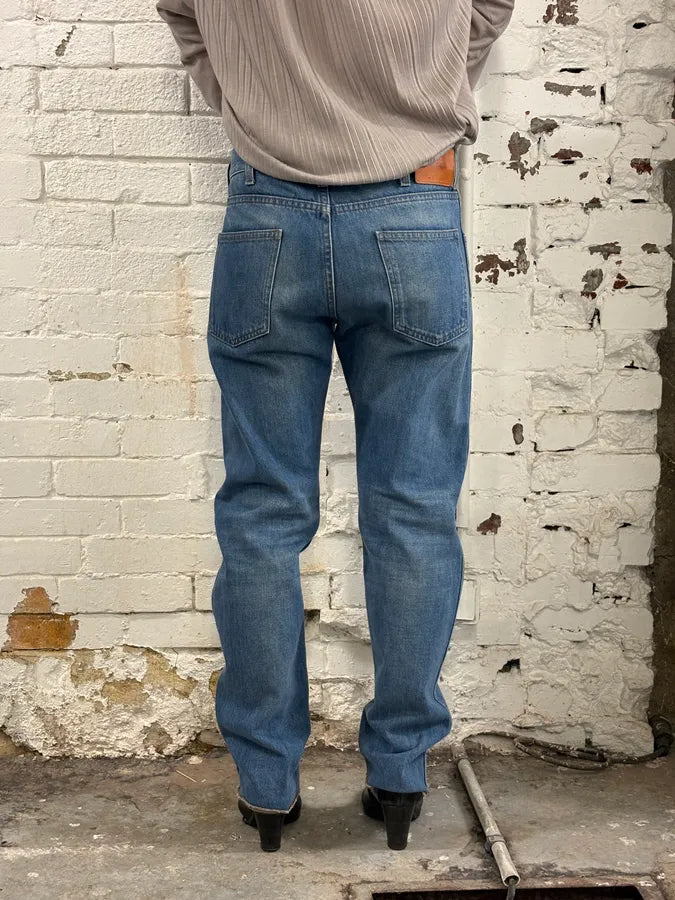 2016 Gucci Snake Emboired Denim Jeans CLoUytK 10