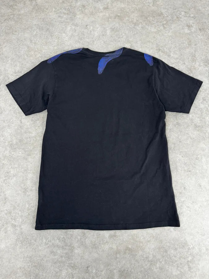 SS2016 Marcelo Burlon Black & Navy Snake T-Shirt FFdRgrJ 3