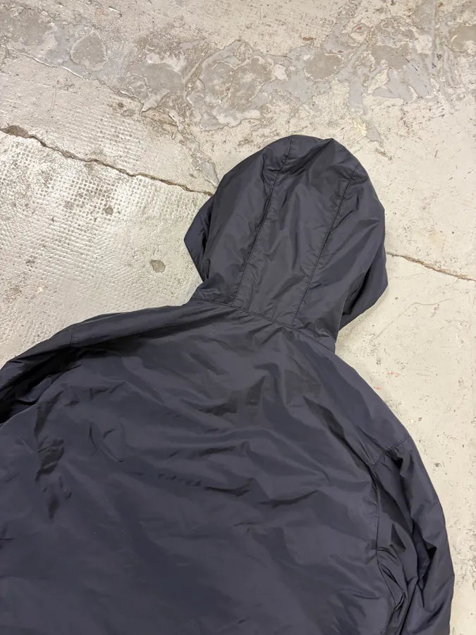 SS2016 Prada Navy Nylon Hooded Windbreaker Jacket ciNabNq 5