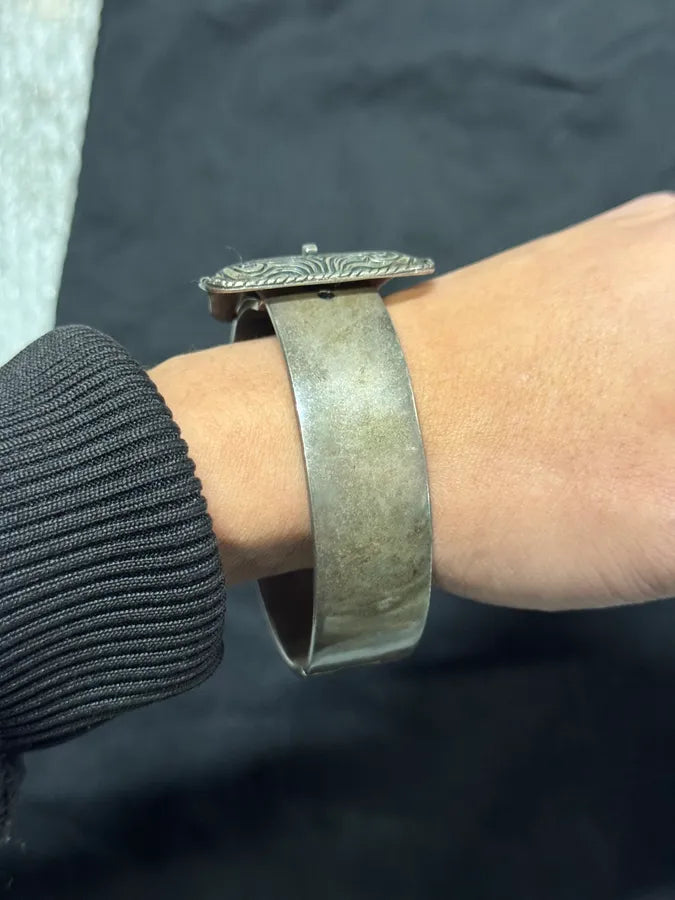 2016 Saint Laurent Western Buckle Armband Bracelet qZqIKYx 5