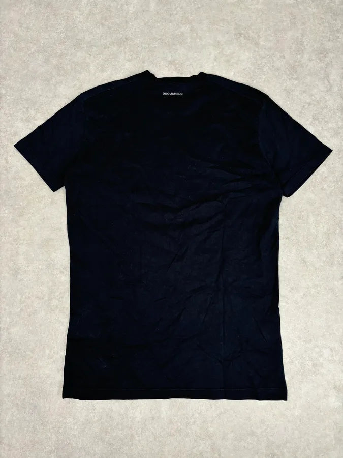 SS2017 Dsquared2 Black Safety Pin Print T-Shirt czJXmUN 4