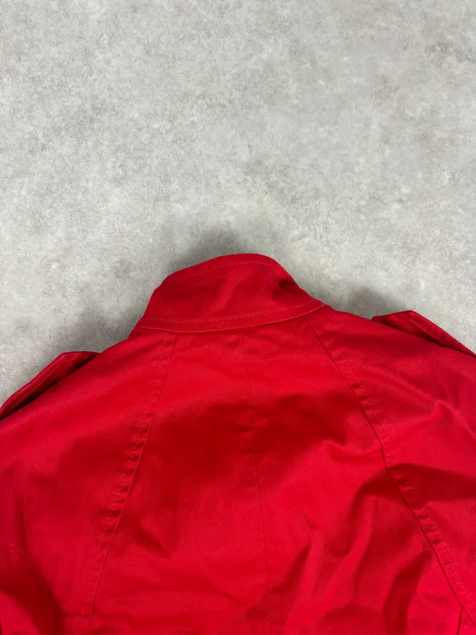 SS2017 Dsquared2 Red Buttoned Blazer Officer Jacket bSLykLM 5