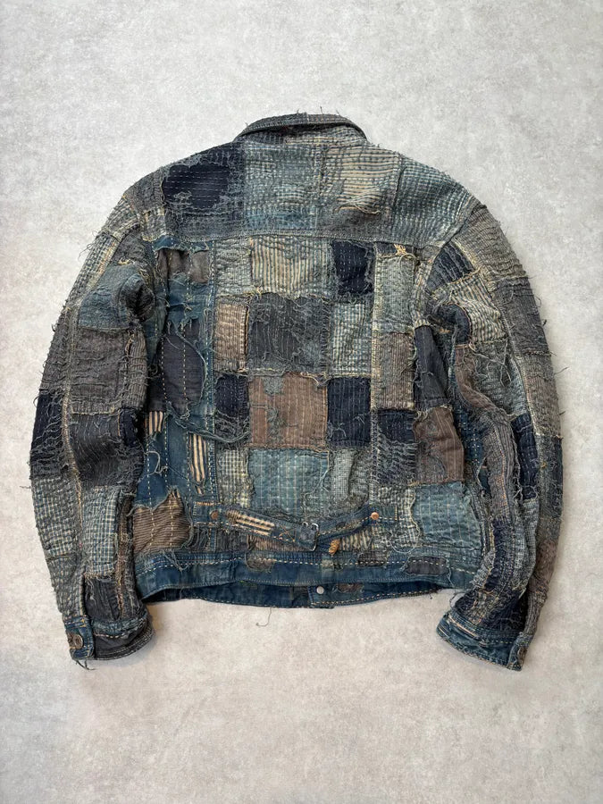2019 Kapital Boro Wool Japanese Patchwork Jacket GLRWCrw 1