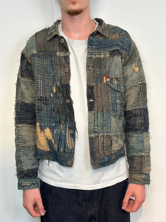 2019 Kapital Boro Wool Japanese Patchwork Jacket GLRWCrw 2