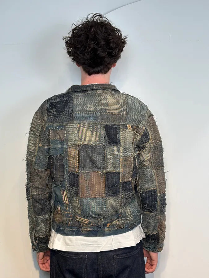 2019 Kapital Boro Wool Japanese Patchwork Jacket GLRWCrw 3