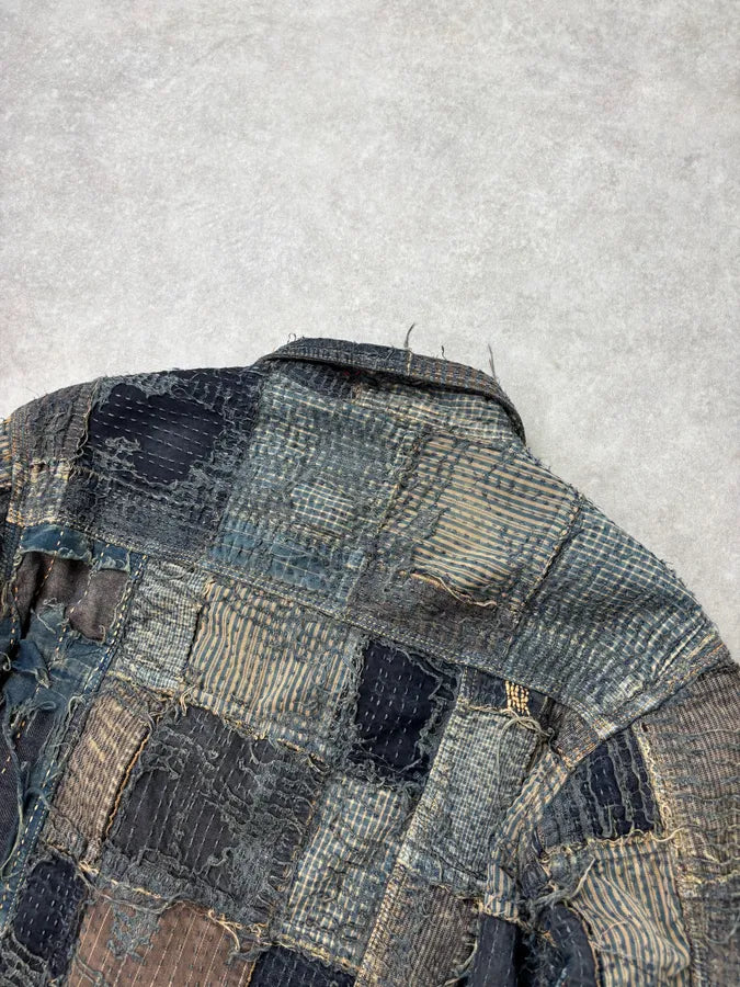 2019 Kapital Boro Wool Japanese Patchwork Jacket GLRWCrw 5