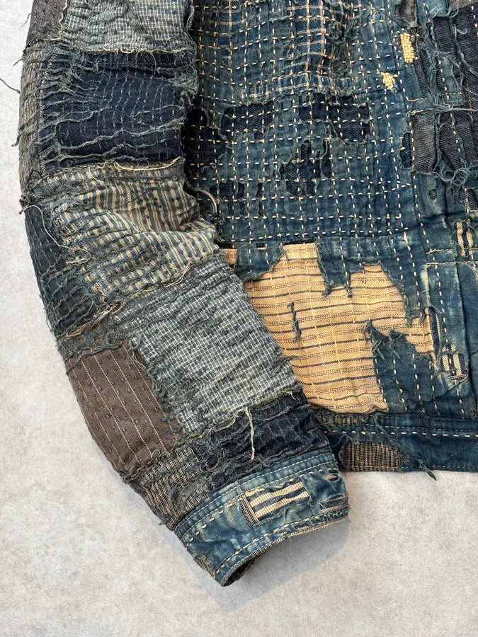 2019 Kapital Boro Wool Japanese Patchwork Jacket GLRWCrw 6