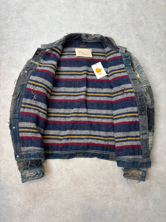 2019 Kapital Boro Wool Japanese Patchwork Jacket GLRWCrw 8