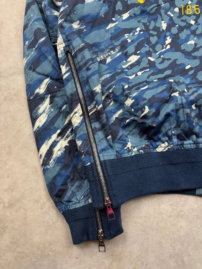 SS2016 Louis Vuitton Blue Voyage Camo Jacket yPtrKMY 10