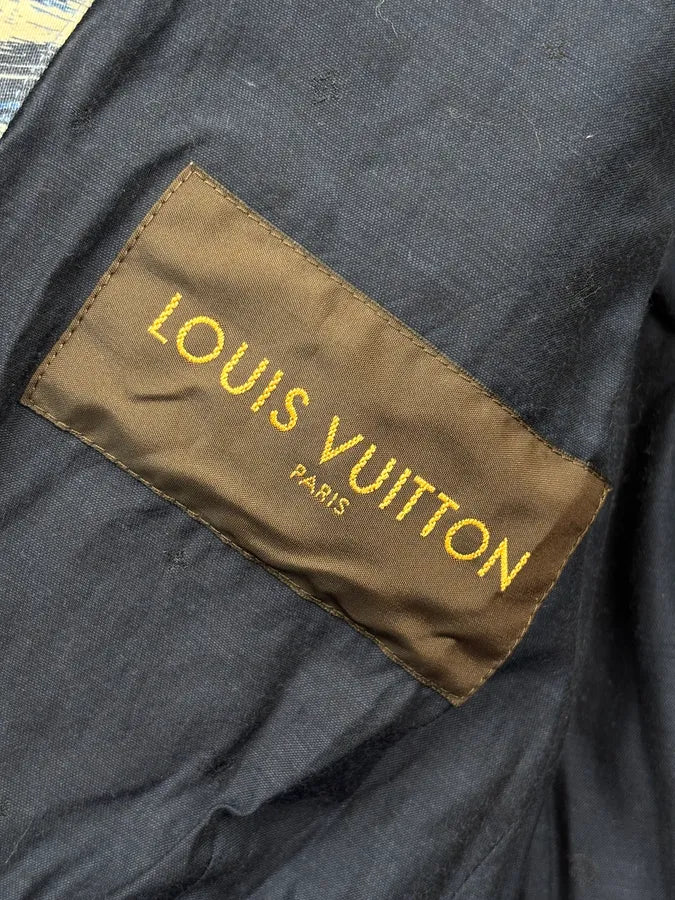 SS2016 Louis Vuitton Blue Voyage Camo Jacket yPtrKMY 12