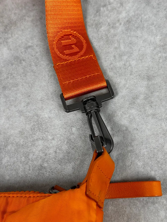 AW2019 Maison Margiela Orange Nylon Quilted Tote Bag iKdFnbj 12