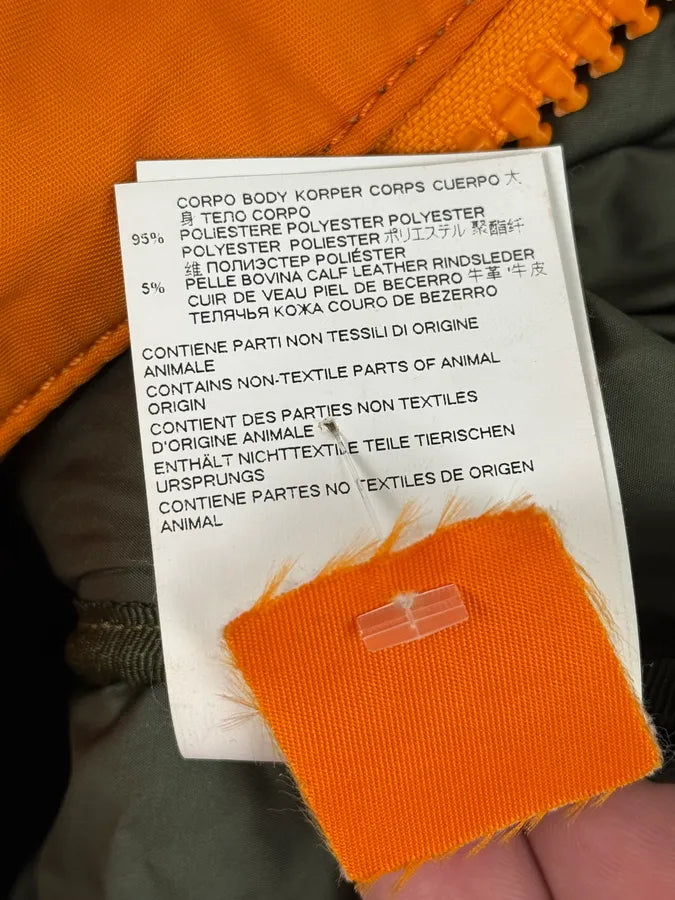 AW2019 Maison Margiela Orange Nylon Quilted Tote Bag iKdFnbj 14