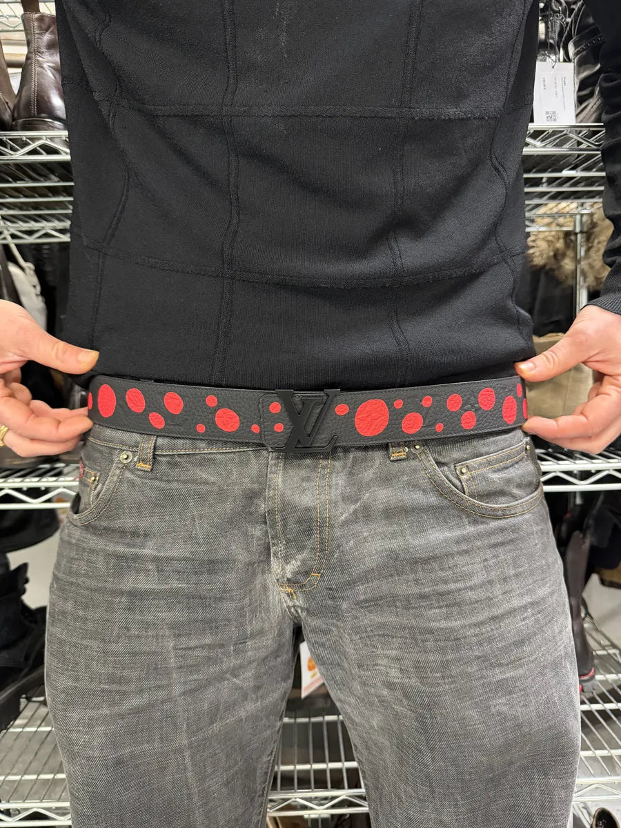 2023 Louis Vuitton x Yayoi Kusama LV Initiales Taubillon Reversible Belt JjOicNg 1