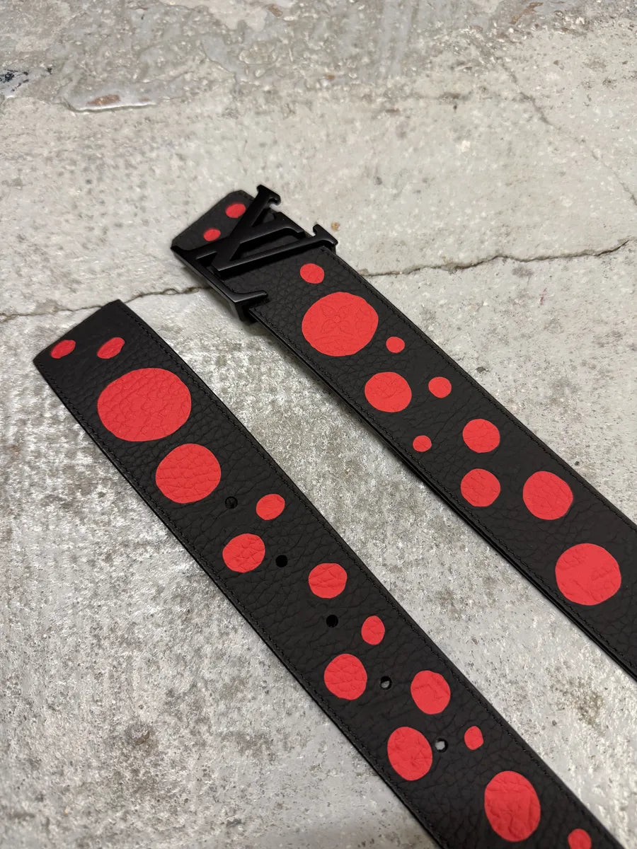 2023 Louis Vuitton x Yayoi Kusama LV Initiales Taubillon Reversible Belt JjOicNg 3