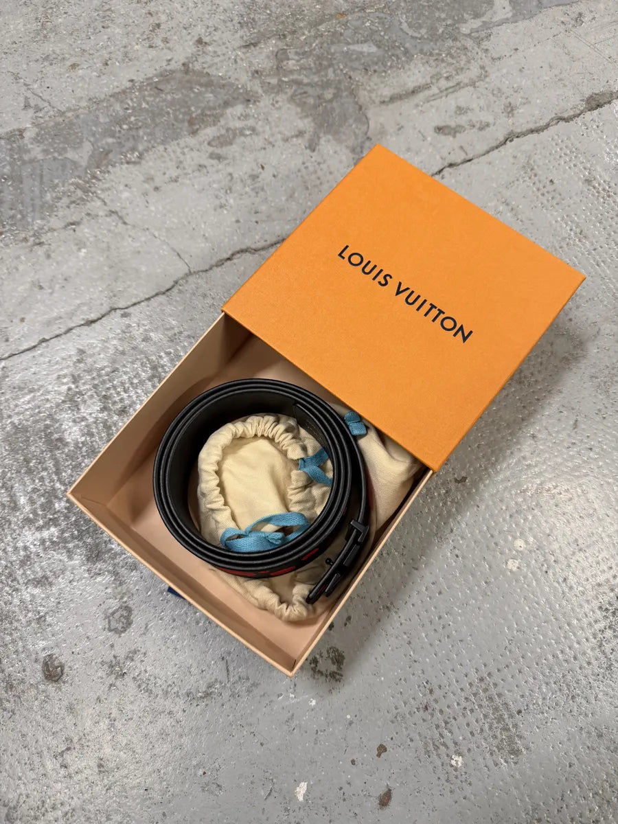 2023 Louis Vuitton x Yayoi Kusama LV Initiales Taubillon Reversible Belt JjOicNg 7