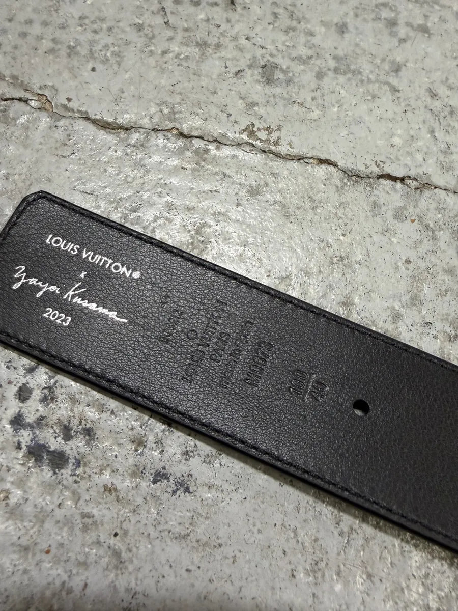 2023 Louis Vuitton x Yayoi Kusama LV Initiales Taubillon Reversible Belt JjOicNg 8