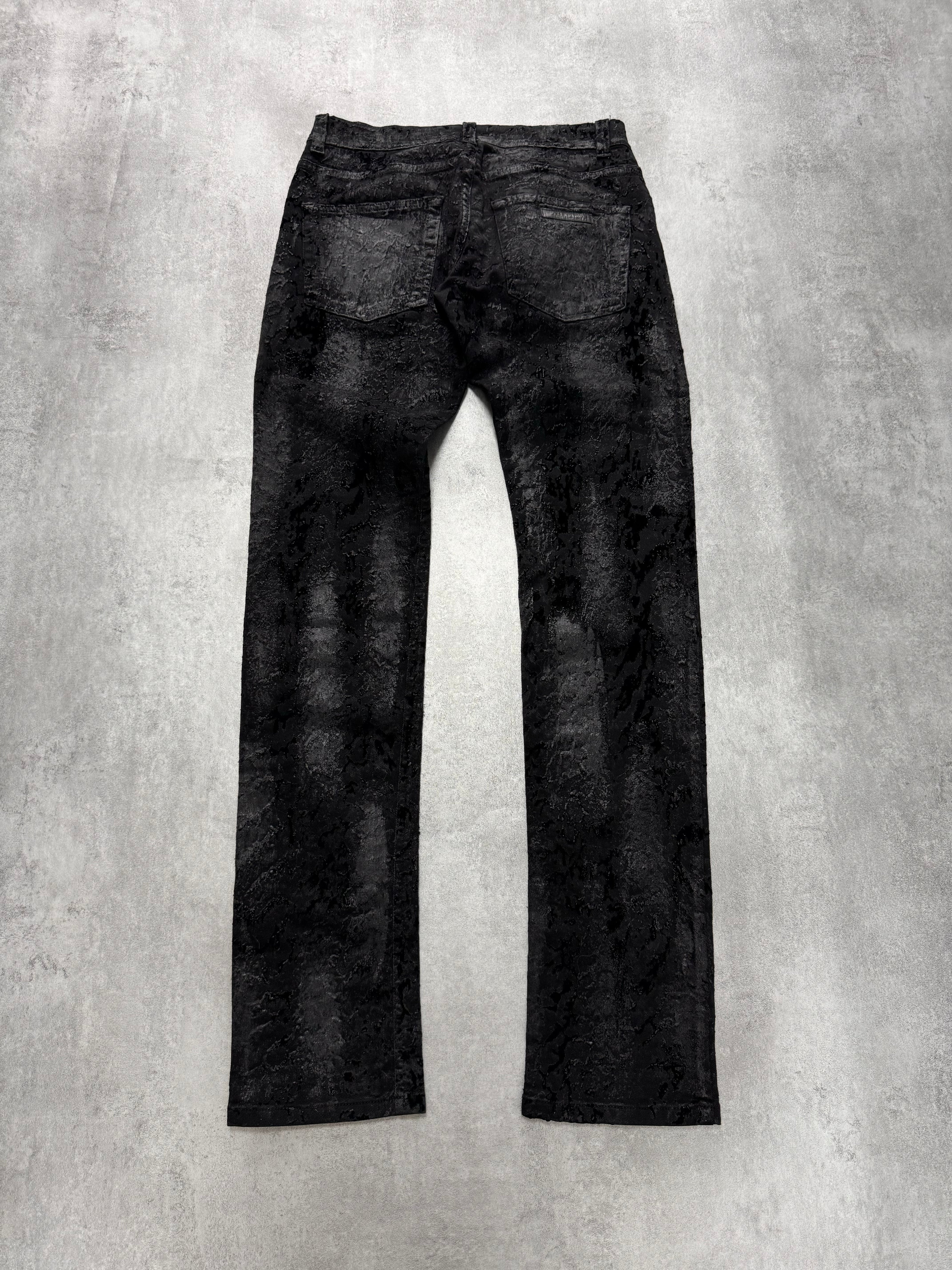 AW2010 Just Cavalli Rainy Obscure Velvet Jeans (S)