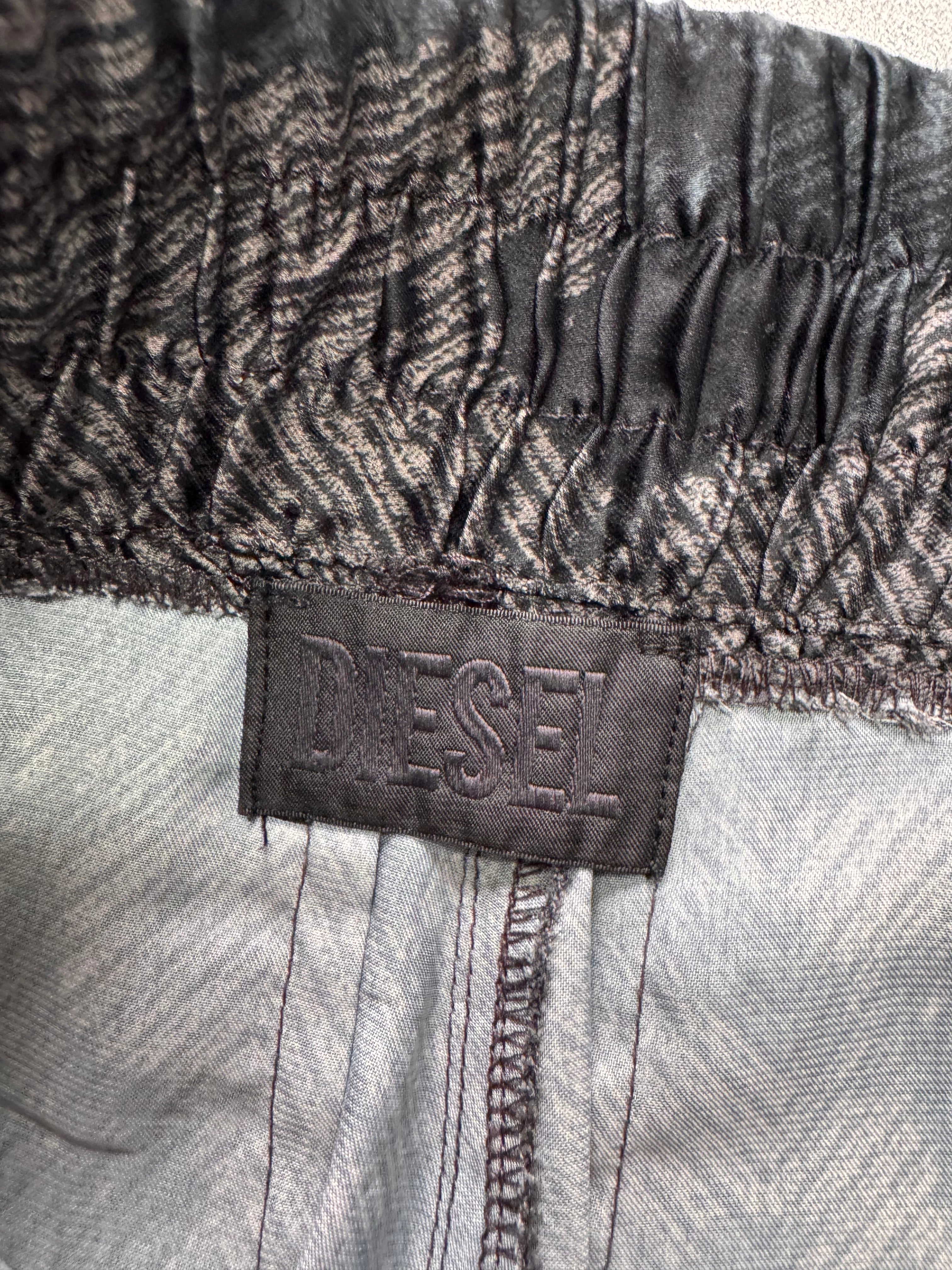 2000s Diesel Dark Grey Camo Pants