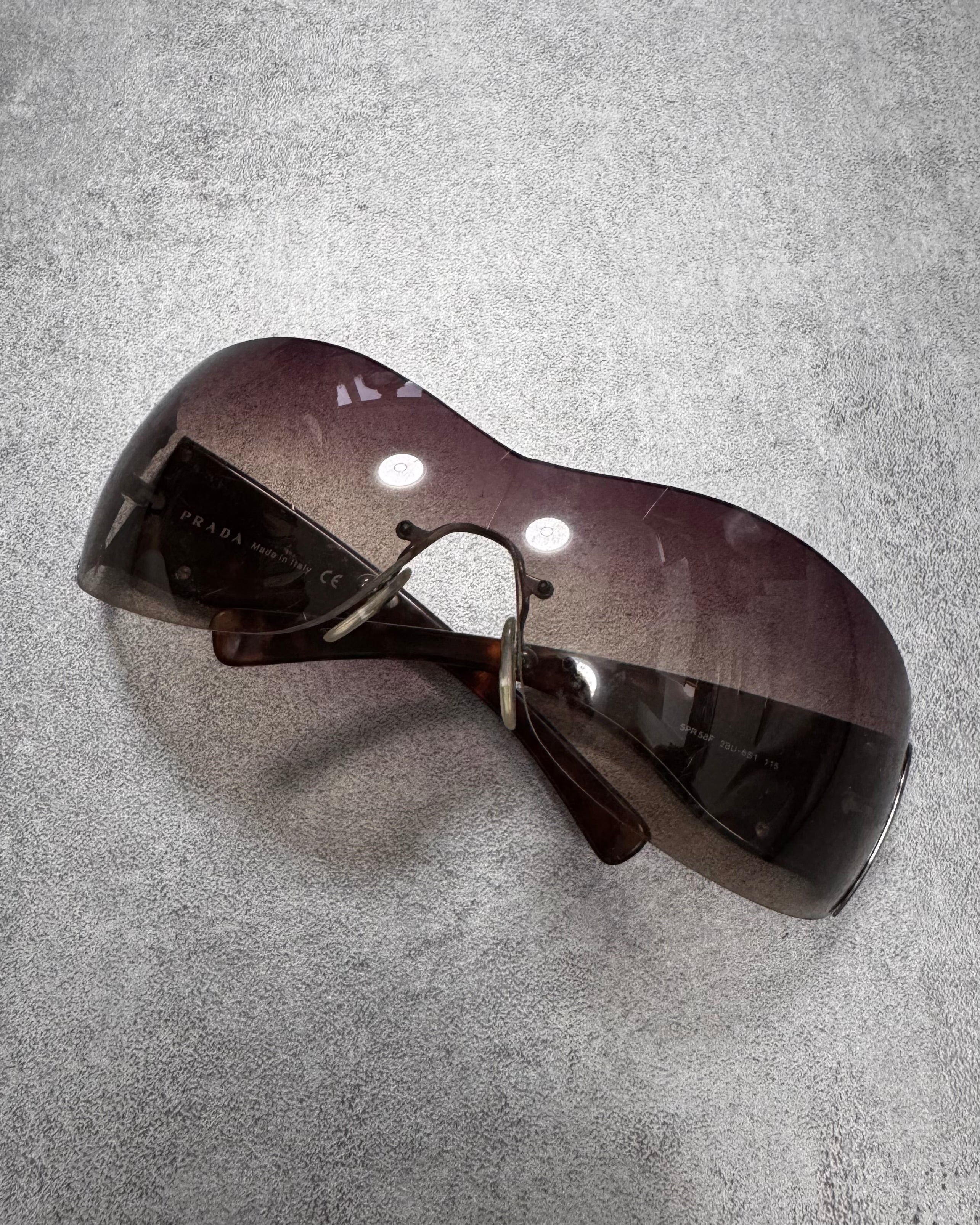 2000s Prada Google Tribal Sunglasses