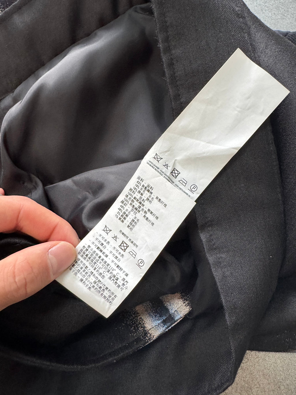 FW2018 Emporio Armani Bicolored Navy Black Bomber