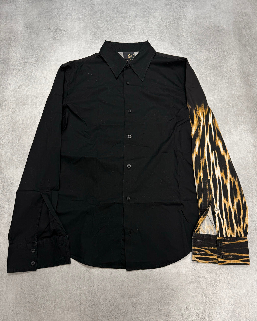 2004 年秋冬シーズン Cavalli リラックス ファイア マグマ グレー シャツ (M)