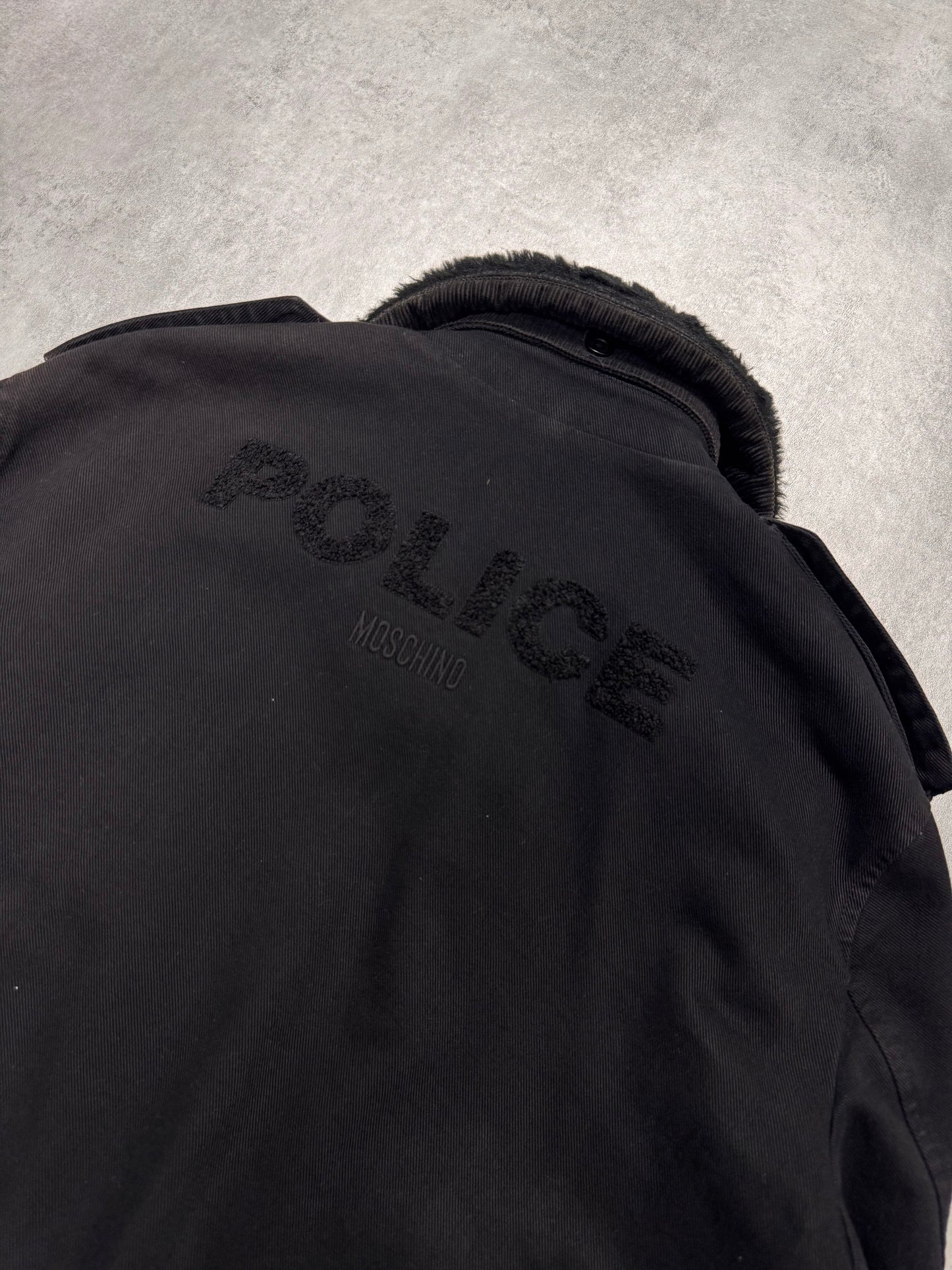 2000s Moschino Police Officer Black Jacket (M/L)