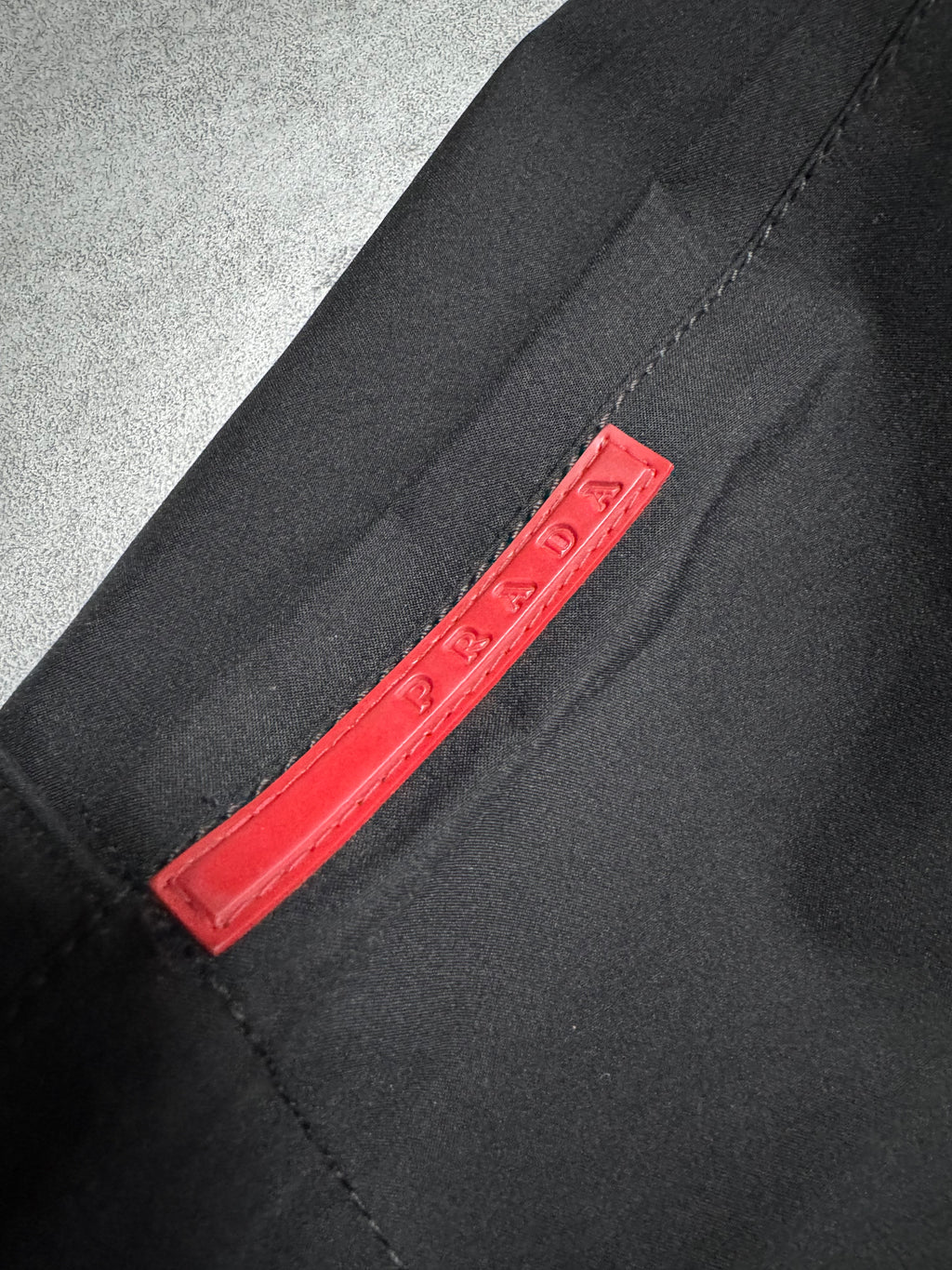 2000s Prada Technical Nylon Black Jacket