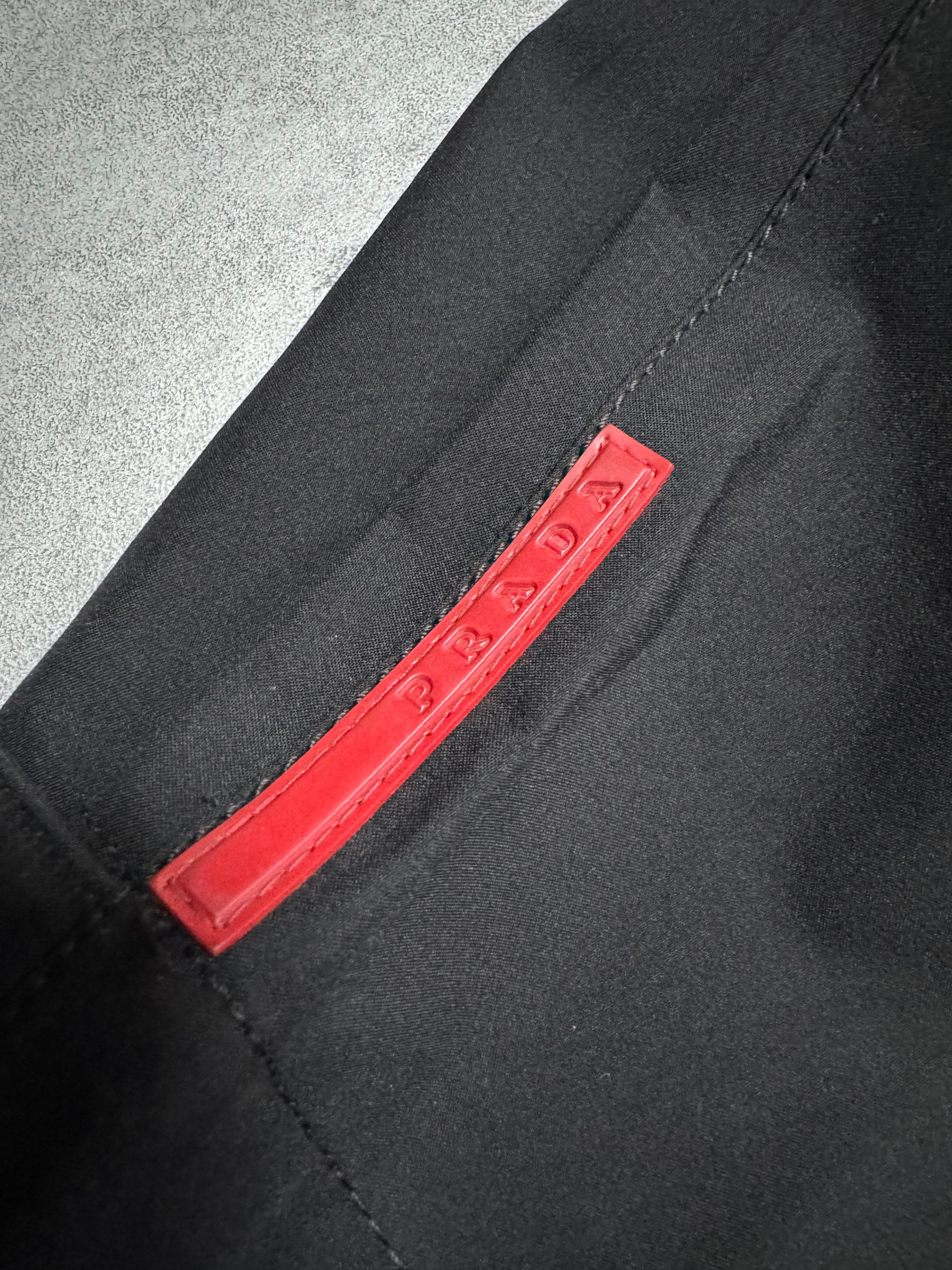 2000s Prada Technical Nylon Black Jacket