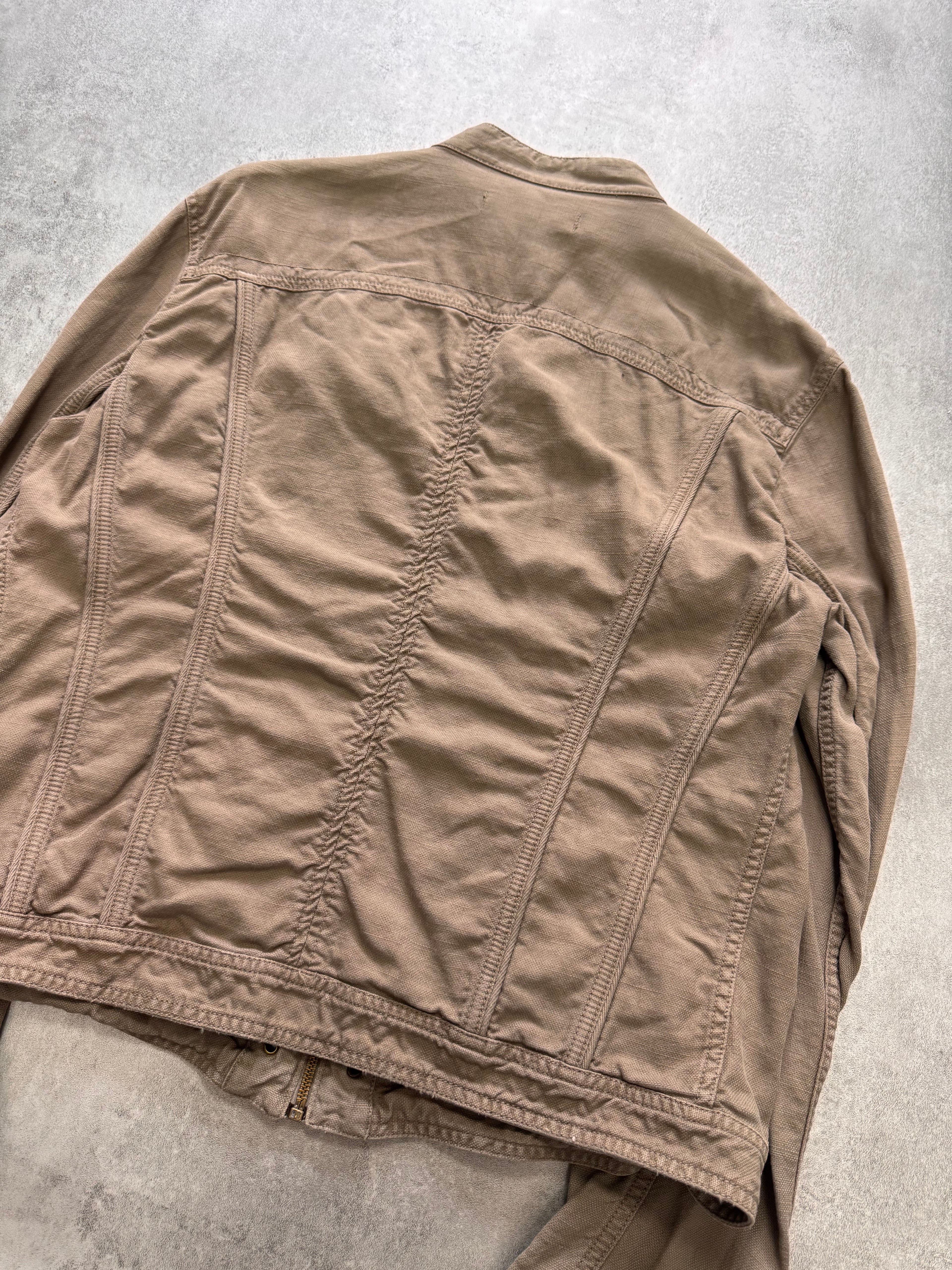 SS2006 Cavalli Laces Beige Denim Jacket