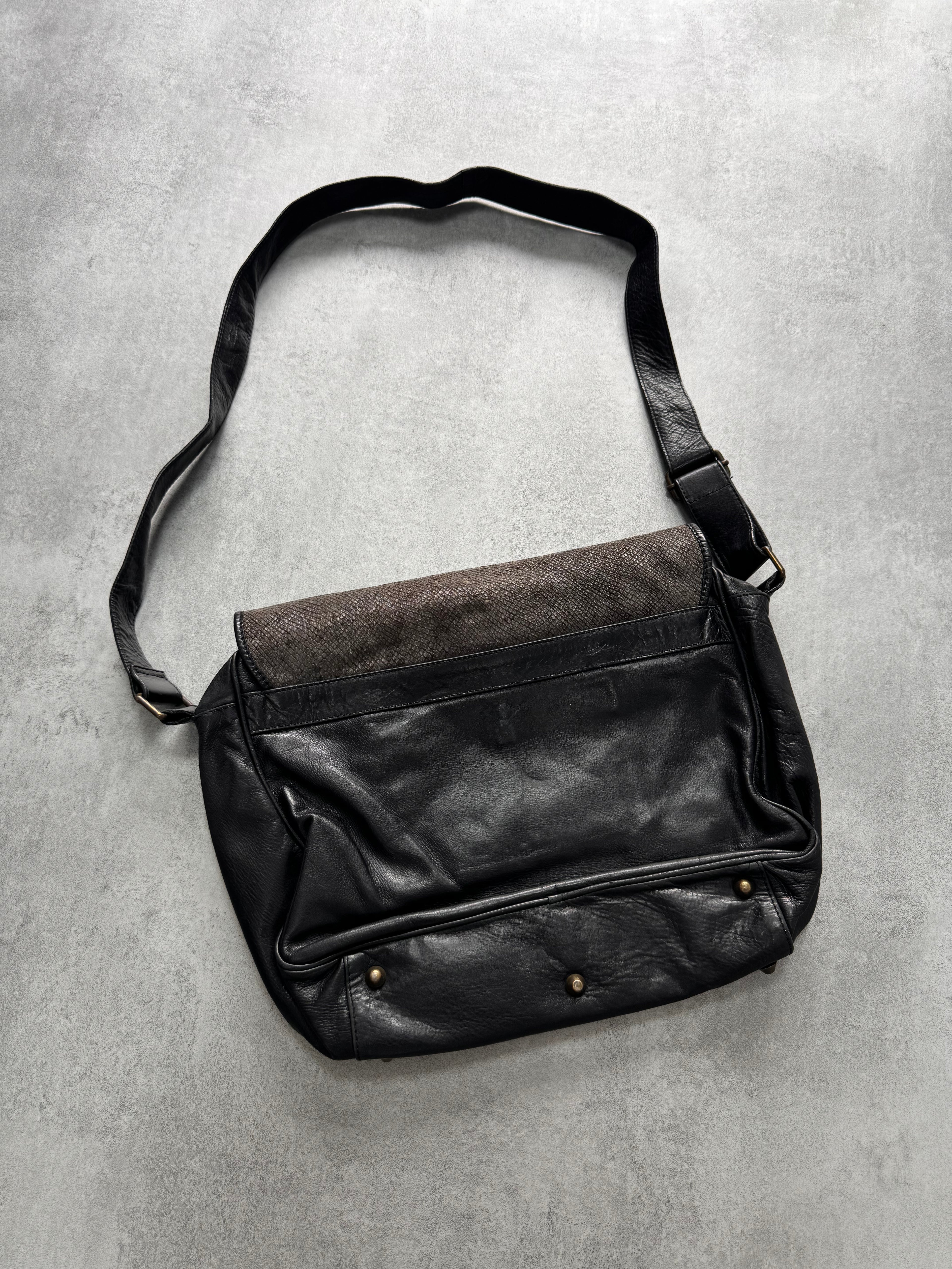 AW2011 Just Cavalli Python Effect Leather Shoulder Bag