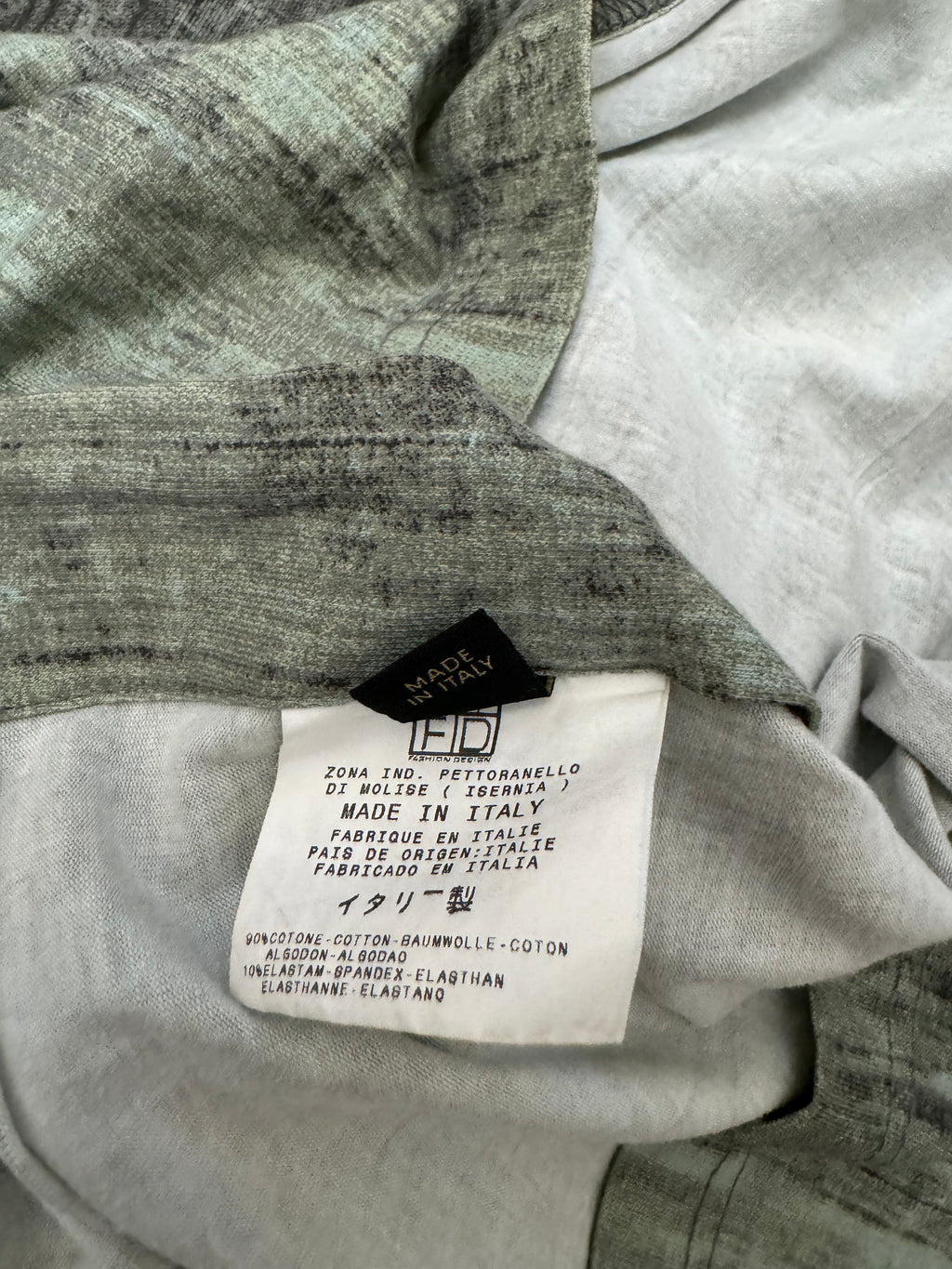 00s Cavalli 廃生地シャツ(M/L)