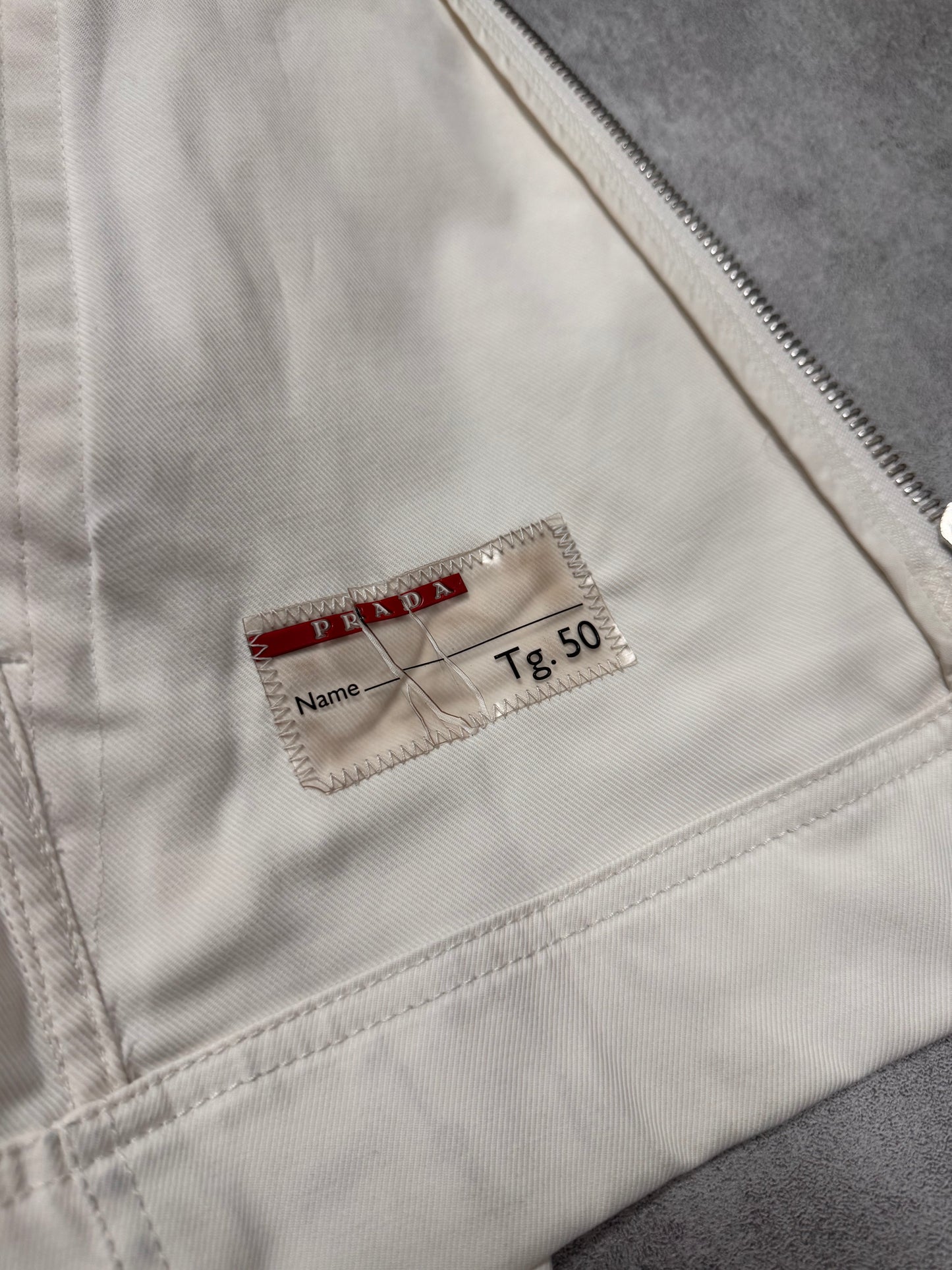 2000s Prada Slim White Sport Jacket (S)