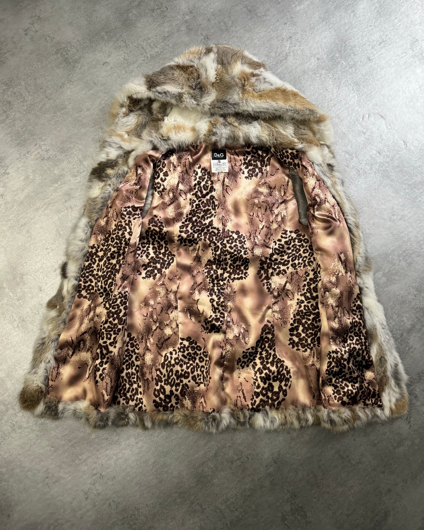 2000s Dolce & Gabbana Premium Rabbit Fur Hooded Vest  (XS/S) - 7