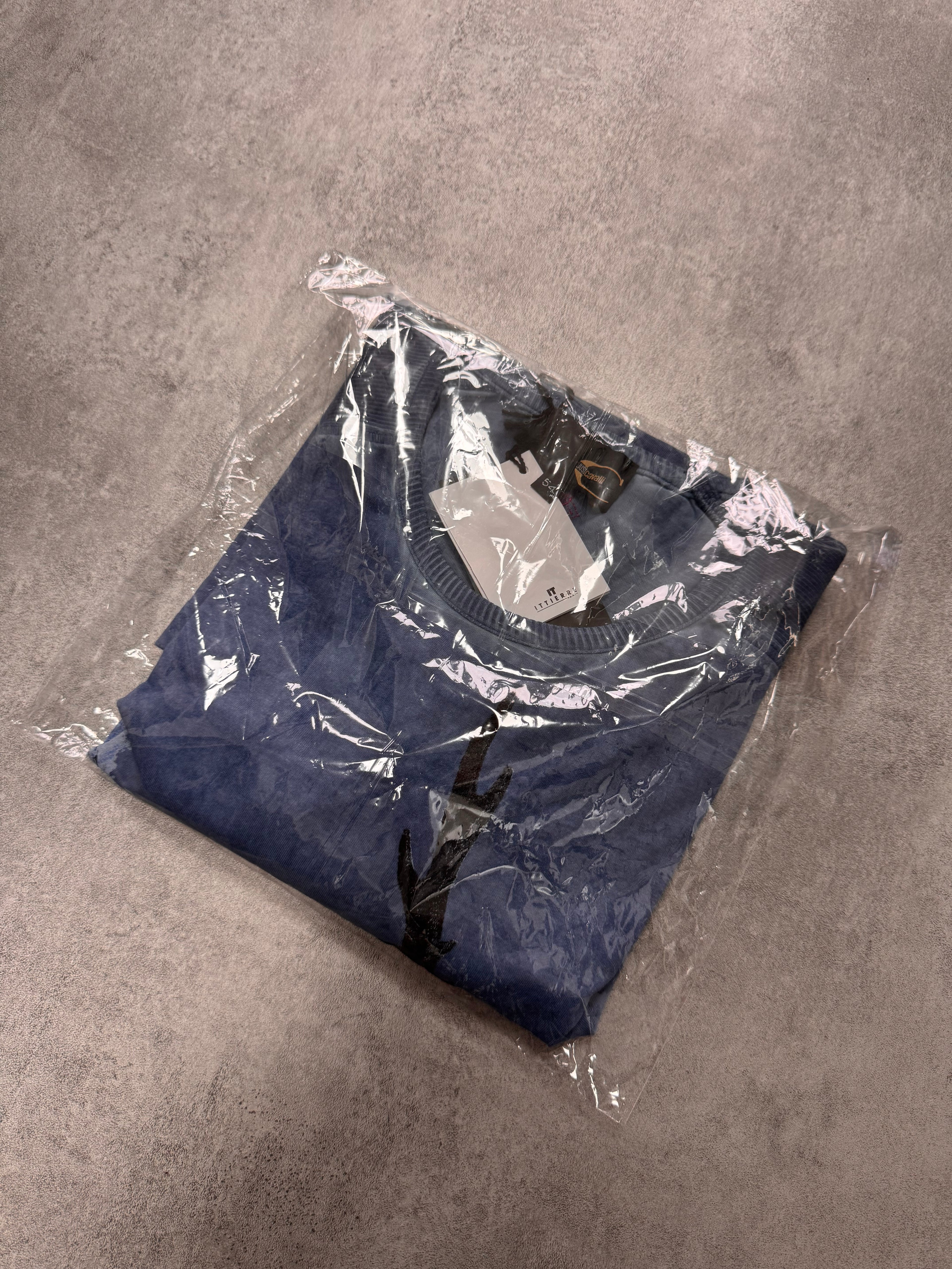 2000s Cavalli Fighting Deers Painting Longsleeves