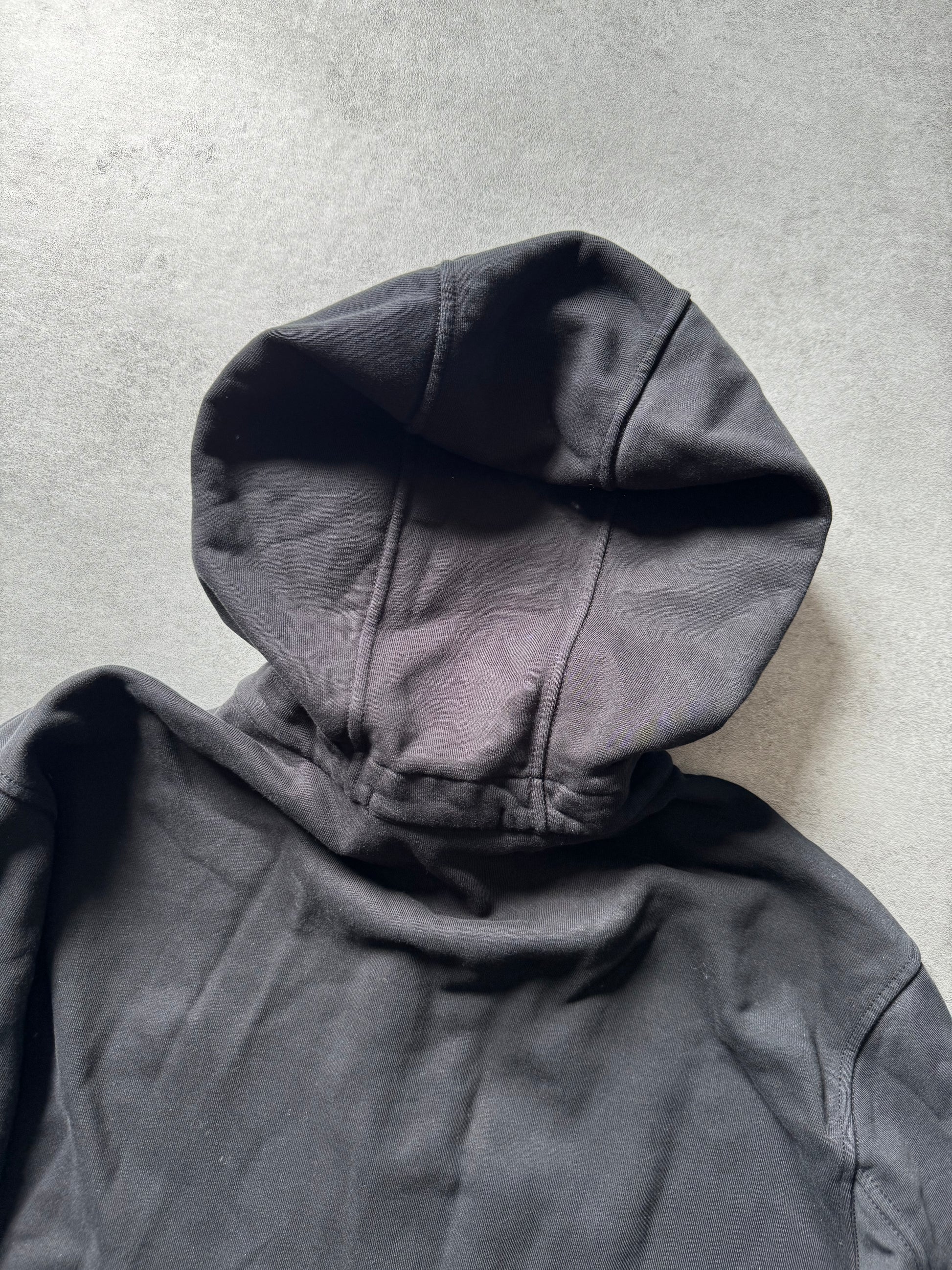 AW2022 Stone Island Lightweight Black Hooded Sweater (XL) - 3