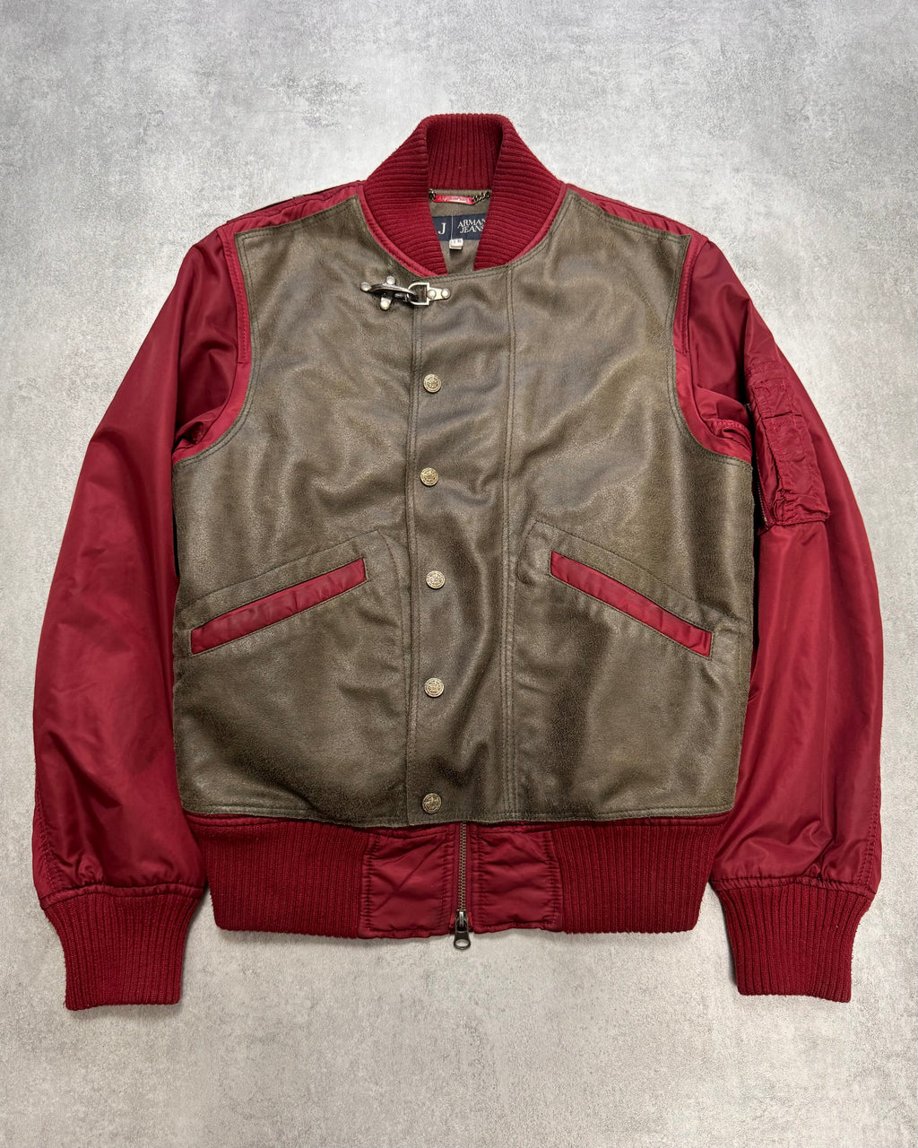 FW1998 Armani Hybrid Red Dragon Hide Bomber