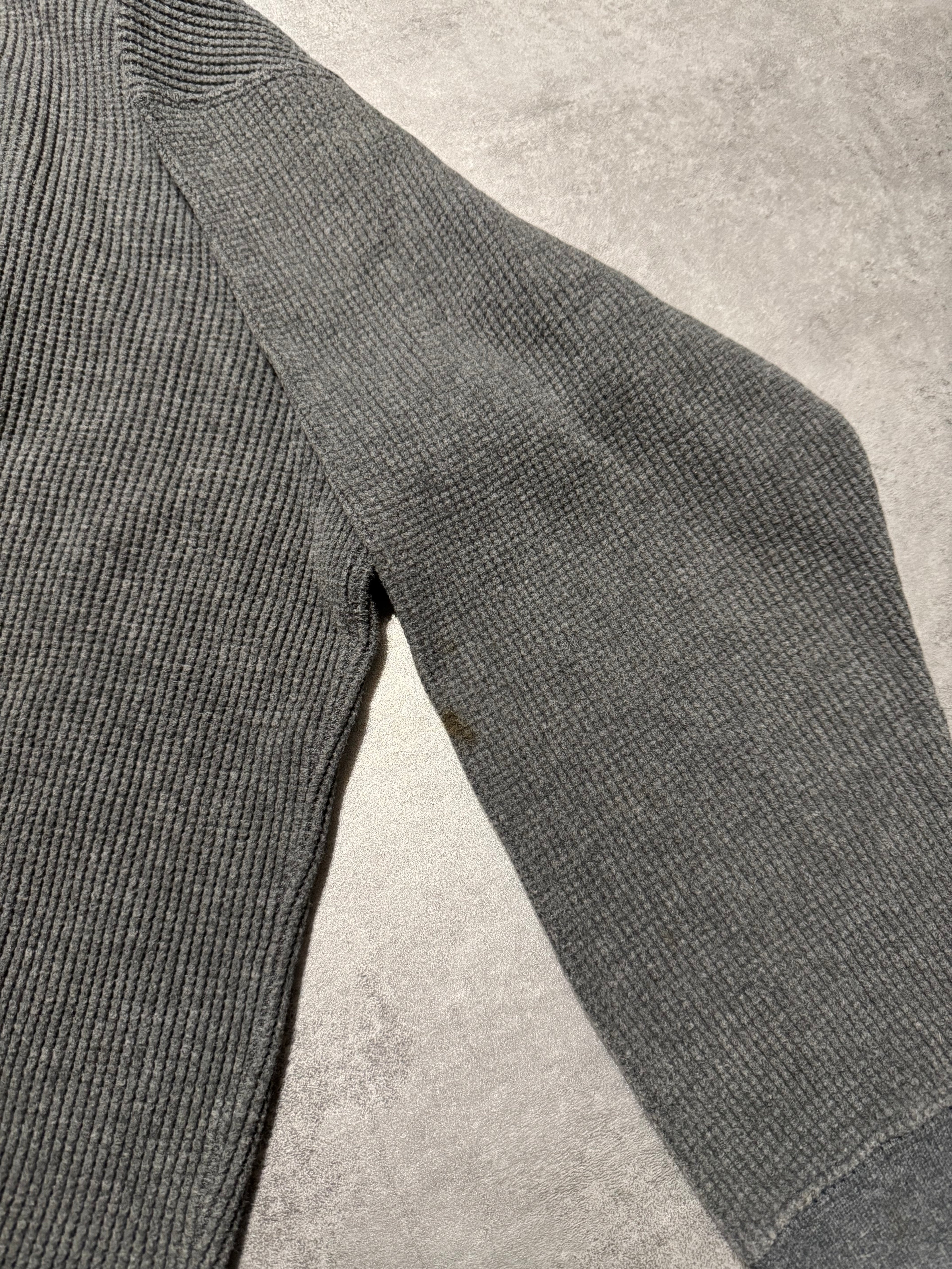 1990s Giorgio Armani Grey Buttoned Longsleeves