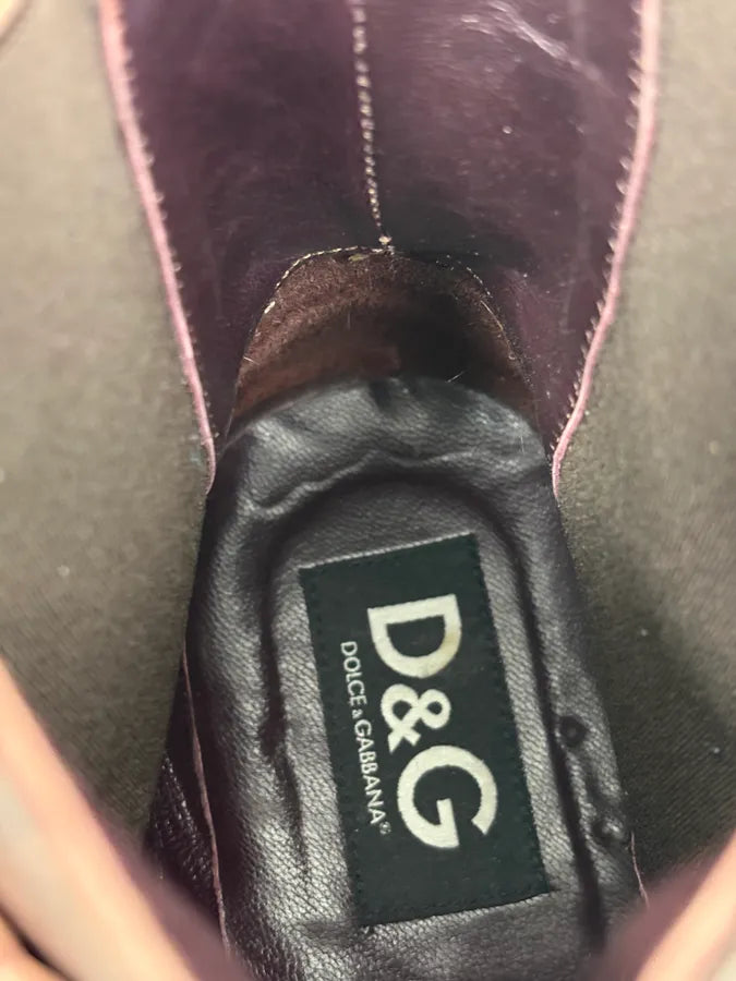 2000s Dolce & Gabbana Brown Ankle Leather Boots yozAuVu 9