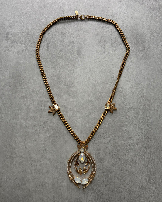 Roberto Cavalli Spiritual Golden Necklace (OS)