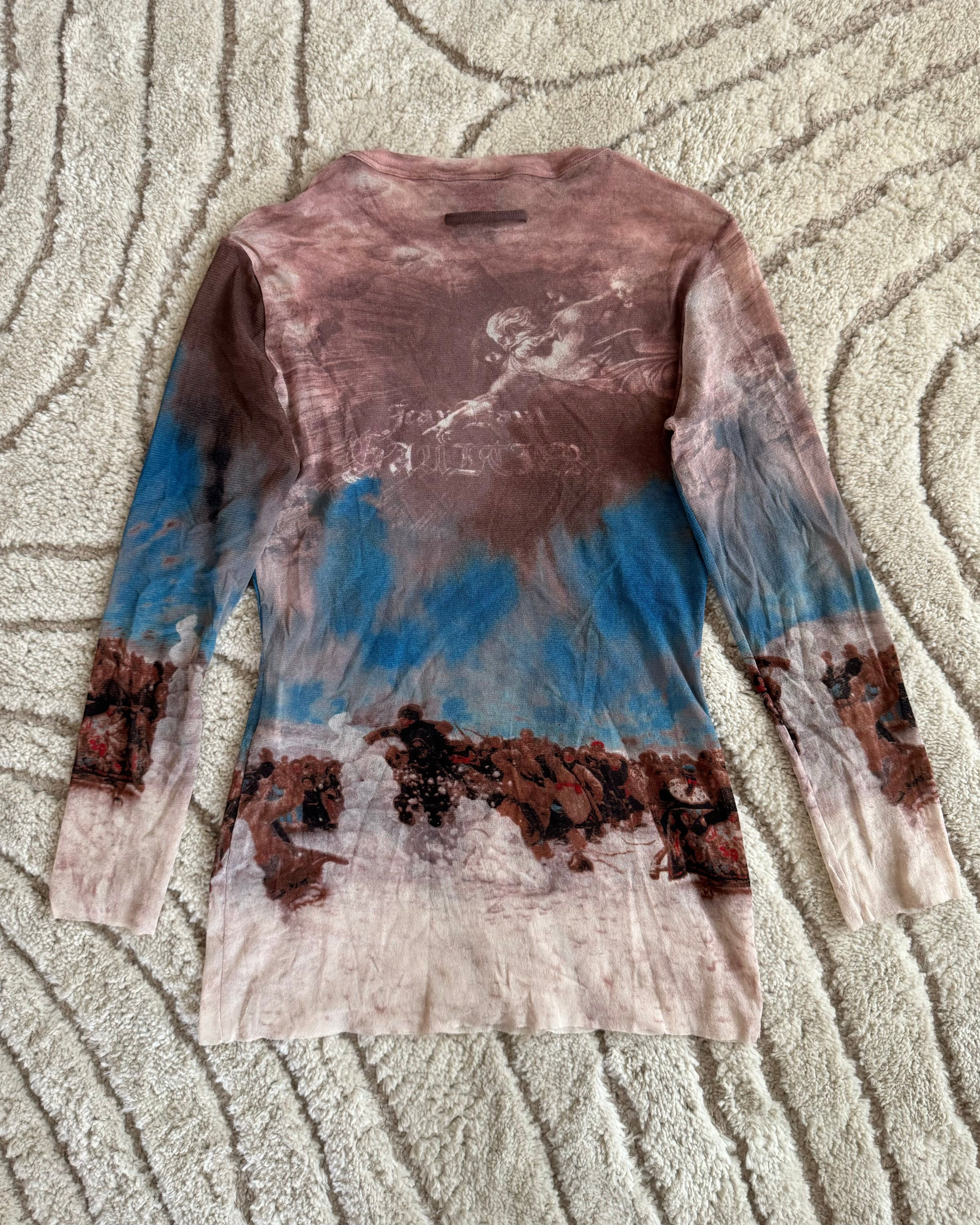 AW1998 Jean Paul Gaultier Renaissance Mesh Top (S) see