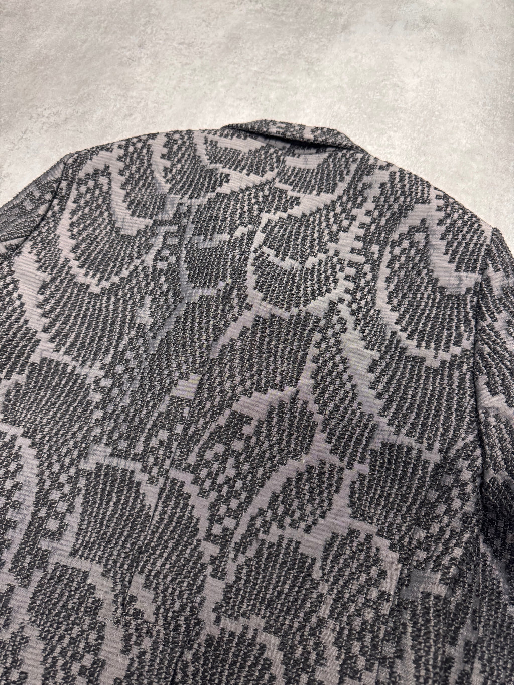 FW2018 Emporio Armani Floral Black Suit Jacket